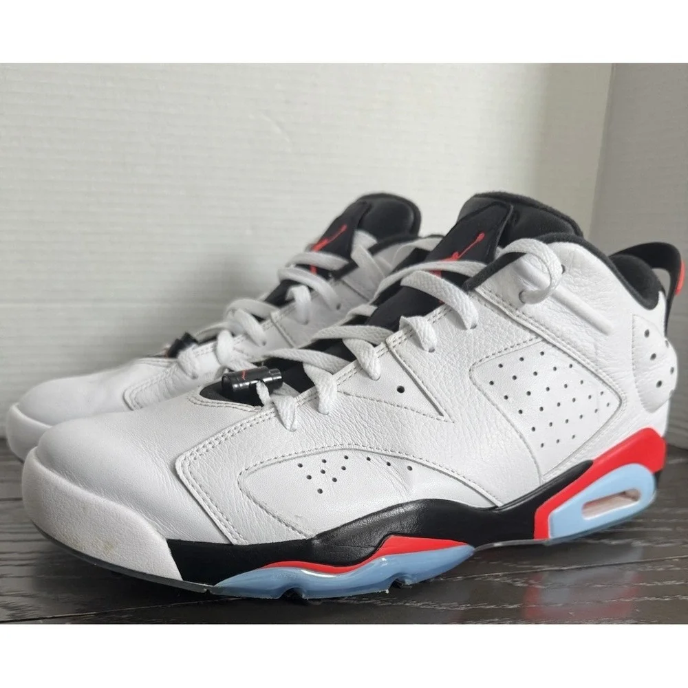 Nike Air Jordan 6 Retro Low G Golf Shoes Infrared Men's Size 14 DV1376-106